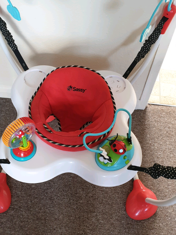 sassy jumperoo red